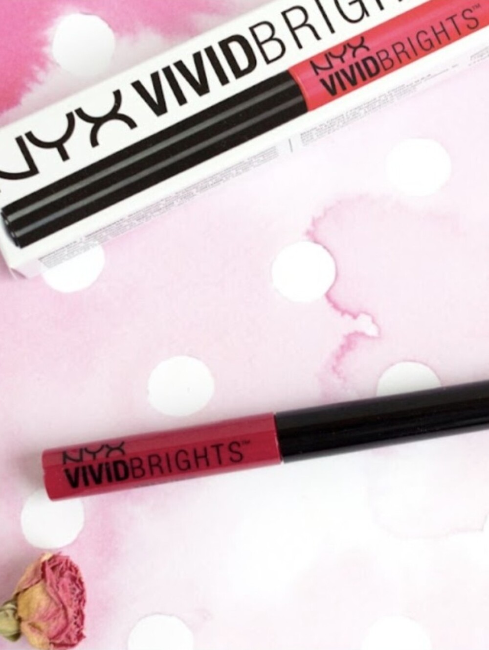 🧚‍♀️#VBL01 VIVID FIRE NYX Vivid Brights Colored Liquid Eyeliner NIB